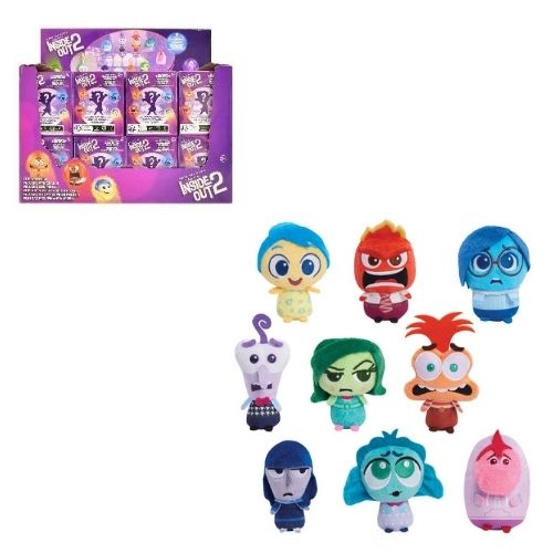 (Mis 0) INSIDE OUT Peluche 9cm c/bagclip In Blind Box In espo da 24pz…x24